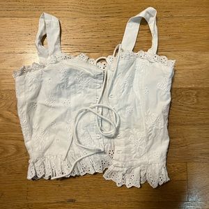 NWOT H&M corset top